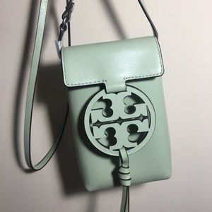 Tory Burch Phone Miller Crossbody - mint color